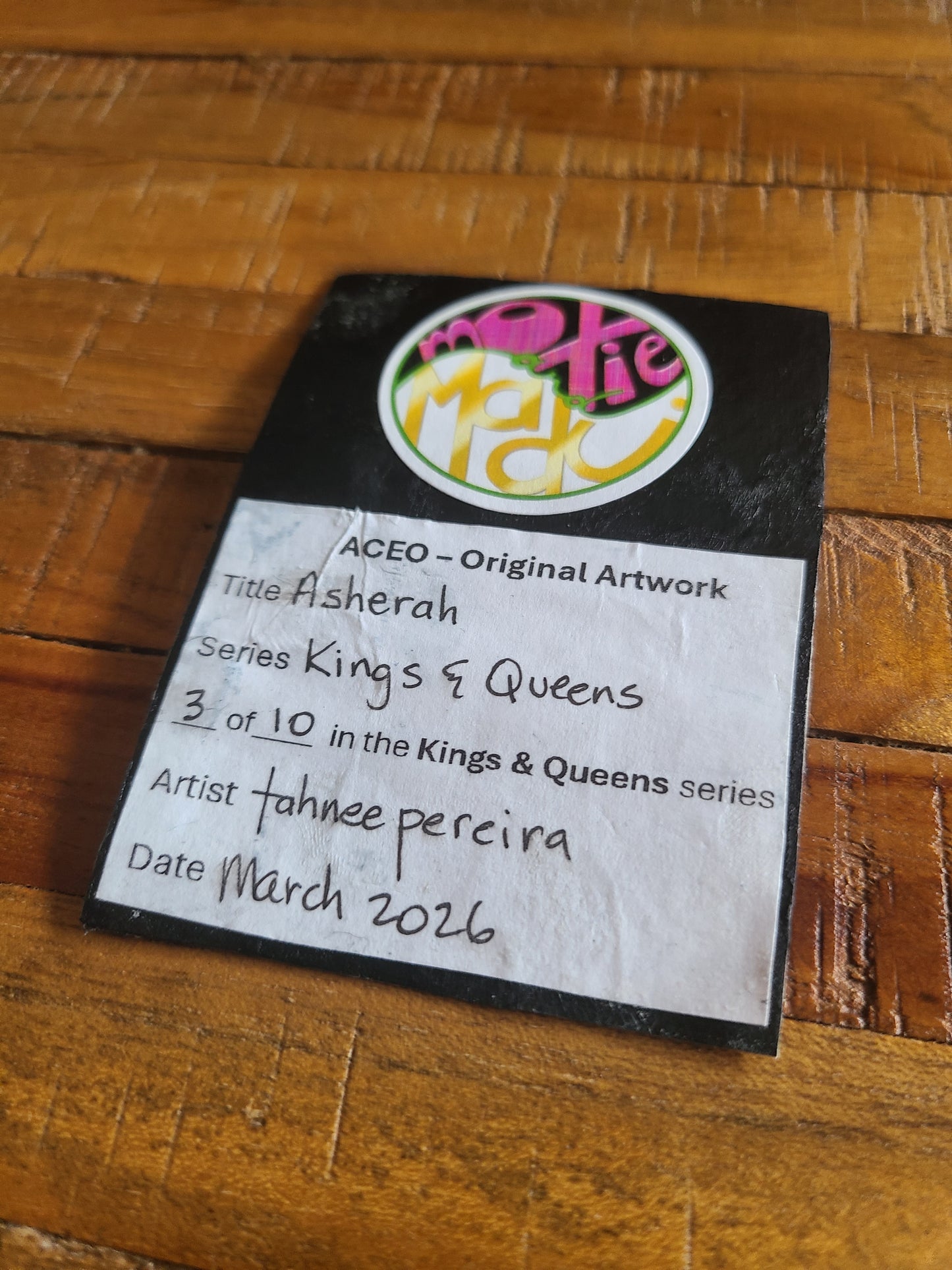 Asherah - Original ACEO | Mixed Media Collage