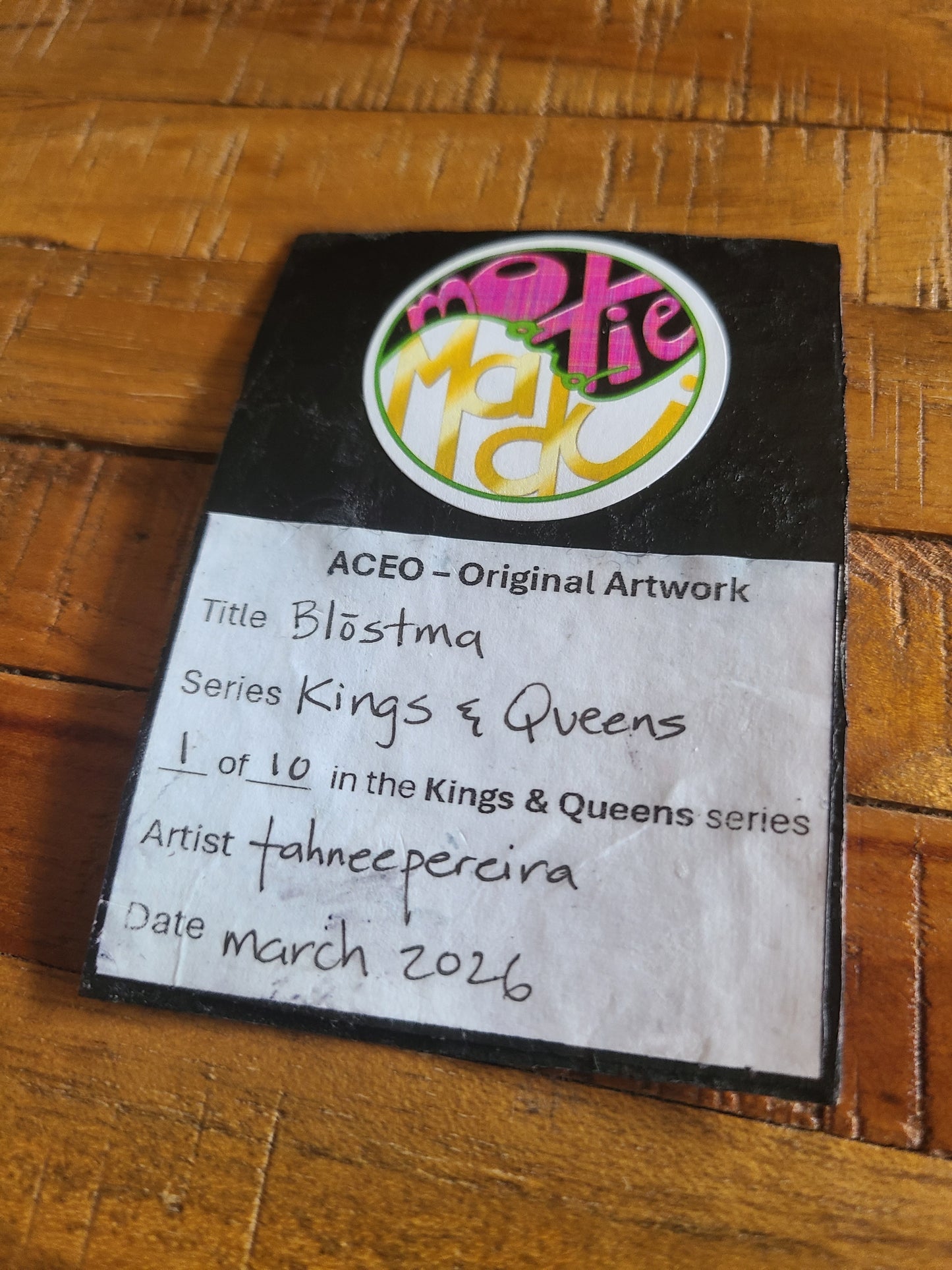 Blostma - Original ACEO | Mixed Media Collage